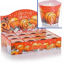 Svka v konickm skle 115g Christmas Orange - With cloves