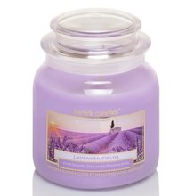 Svíčka s vůní 430g ve skleněné dóze s víčkem - Lavender Fields