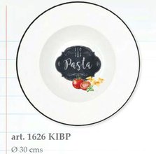 KIBP1626 - Porcelnov hlubok tal pr.30cm s npisem Pasta v boxu