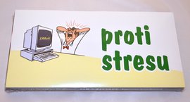 Čokoláda s nápisem 100g - Proti stresu PC na šířku