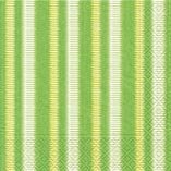 Ubrousek 33x33cm - Stripes in line green