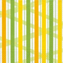 Ubrousek 33x33cm - Summer stripes lemon
