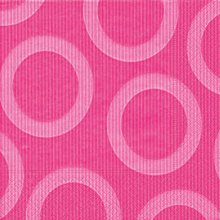 Ubrousek papírový třívrstvý Circle 33x33cm - Pink