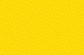 Ubrus paprov impregnovan s dekorem 120x180cm - Circle yellow