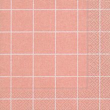 Ubrousek papírový s potiskem 33x33cm - Home square rosé