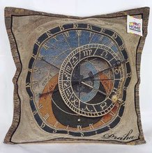 Gobelnov vyvan povlak 45x45cm s dekorem - Orloj