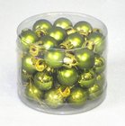 Koule vánoční plast 36ks/2cm zelená N4/2036/ABK-GR
