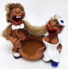 HK keramická figurka duo trol - ženich s nevěstou