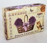 Luxusní přírodní mýdlo 200g s vůní balené - French Lavender Soap