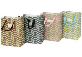 Paprov taka s dekorem stedn, mix 4 druhy - AUP218-ST