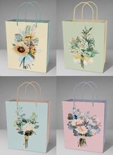 Paprov taka velk 26x12x32cm, mix 4 druhy - kytice