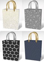 Paprov taka stedn 18x10x23cm, mix 4 druhy - glitry