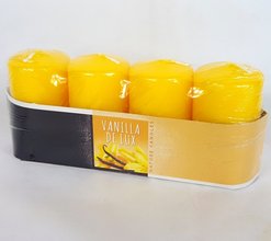 Svka Lakovan s vn vlec 40x70mm Sada/4ks - Vanilka
