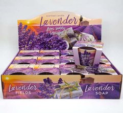 Svíčka v konickém skle 115g - Lavender SOAP
