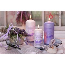 Svíčka Toscany Lavender tisk válec 60x130mm
