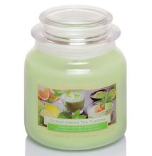 Svka s vn 430g ve sklenn dze s vkem - Green Tea Pudding