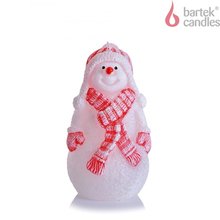 Svka Xmas Snowman figurka snhulk 130mm bez diody - Blo-erven