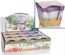 Svka v konickm skle 115g - Garden Candle - Lavender