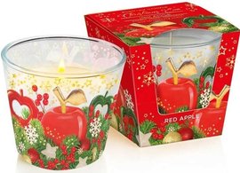 Svka v konickm skle 115g Christmas Eve - Red Apple