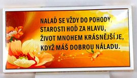 okolda s npisem 100g - Nala se vdy do pohody, starosti ho za hlavu, ivot.....