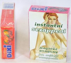 Magick bonbny ovocn DIXI 45g s textem - Instantn sexappeal ena