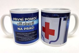 Porcelnov hrnek s celo obtiskem - PP pi alergii na prci