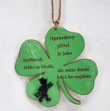 Devn tylstek 12cm na zaven s npisem - Komink - Opravdov ptel je jako