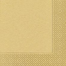 Ubrousek paprov s potiskem 33x33cm - Uni Gold