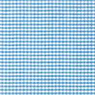 Ubrousky paprov Vichy s dekorem 33x33cm - Blue