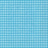 Ubrousky paprov Vichy s dekorem 33x33cm - Turquoise