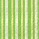Ubrousek 33x33cm - Stripes in line green