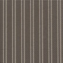 Ubrousek paprov s potiskem 33x33cm - Unique stripes taupe