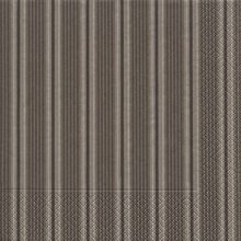 Ubrousek paprov s potiskem 33x33cm - Unique stripes taupe