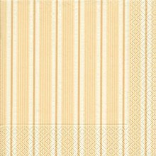 Ubrousek paprov s potiskem 33x33cm - Unique stripes cream