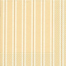 Ubrousek paprov s potiskem 33x33cm - Unique stripes cream