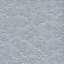 Ubrousky paprov Moments 33x33cm - Uni silber