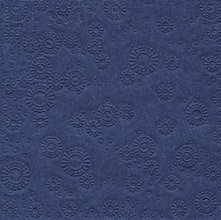 Ubrousek paprov moments 33x33cm - Uni midnight blue