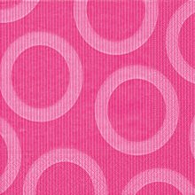 Ubrousek paprov tvrstv Circle 33x33cm - Pink