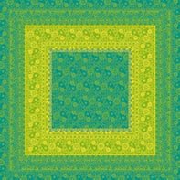 Prostrka dekor 80x80cm - Indian green