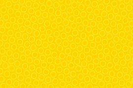 Ubrus paprov impregnovan s dekorem 120x180cm - Circle yellow
