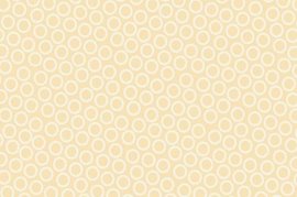 Ubrus paprov impregnovan s dekorem 120x180cm - Circle cream