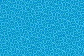 Ubrus paprov impregnovan s dekorem 120x180cm - Circle aqua