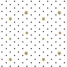 Ubrousky paprov s potiskem 33x33cm - Black Stars