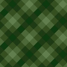 Ubrousek paprov s potiskem 33x33cm - Tartan green