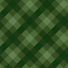 Ubrousek paprov s potiskem 33x33cm - Tartan green