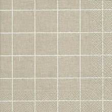 Ubrousek paprov s potiskem 33x33cm - Home square beige