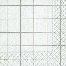 Ubrousek paprov s potiskem 33x33cm - Home square white/beige