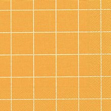 Ubrousek paprov s potiskem 33x33cm - Home square yellow