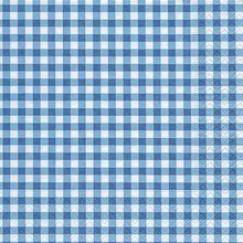 Ubrousky paprov s dekorem 33x33cm - New Vichy blue