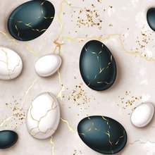 Ubrousky paprov s potiskem 33x33cm, sada 20ks - Marble eggs